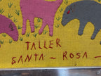 Large Signed Latin American Folk Art Appliqué Textile Berenice Morales, Taller Santa Rosa Circa 1965–1980