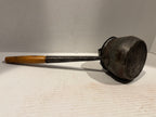 American Tinned Iron Covered Pipkin or Sauce Pot with Forged Handle American, circa 1840–1870.