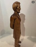 Exceptional American Folk Art Carving of Abraham Lincoln – Late 19th Century