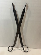 Early Pennsylvania Wrought-Iron Ember & Pipe Tongs, 18th Century