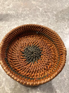 Superb Scandinavian root-twist (rotslöjd) vessel, handmade in Norway or Sweden, ca. 1880–1930.