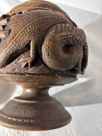 Carved Hardwood Lidded Vessel, China (Canton Export Market), Late Qing Dynasty, c. 1870–1900