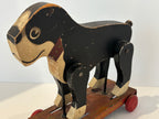 Hustler Toy Corporation Mechanical Walking Bulldog Pull Toy Sterling, Illinois, circa 1920s–30s