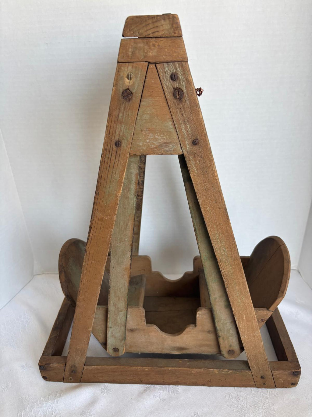 Rare Miniature Salesman’s Sample Freestanding Porch or Yard Swing