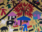 Large Signed Latin American Folk Art Appliqué Textile Berenice Morales, Taller Santa Rosa Circa 1965–1980