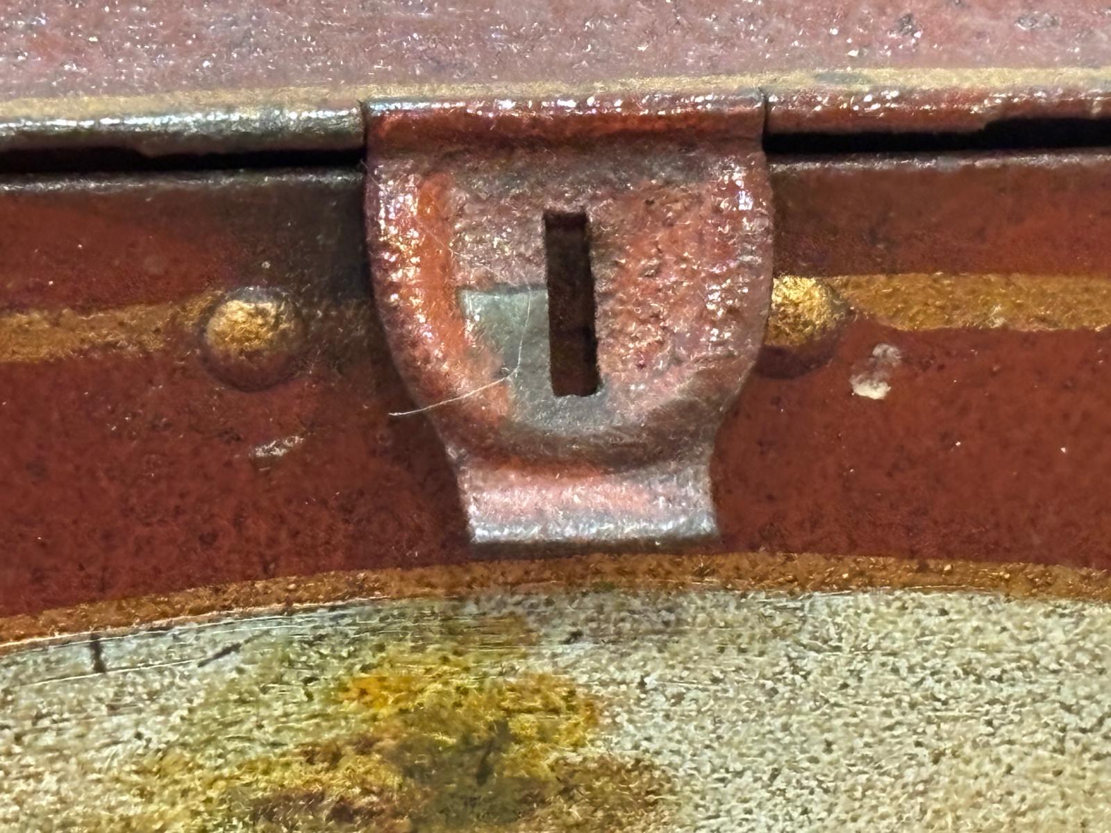 American toleware painted tin box, New England, circa 1835–1850