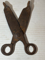 Early American/ or European Wrought-Iron Ember Tongs, 18th Century American, circa 1750–1780