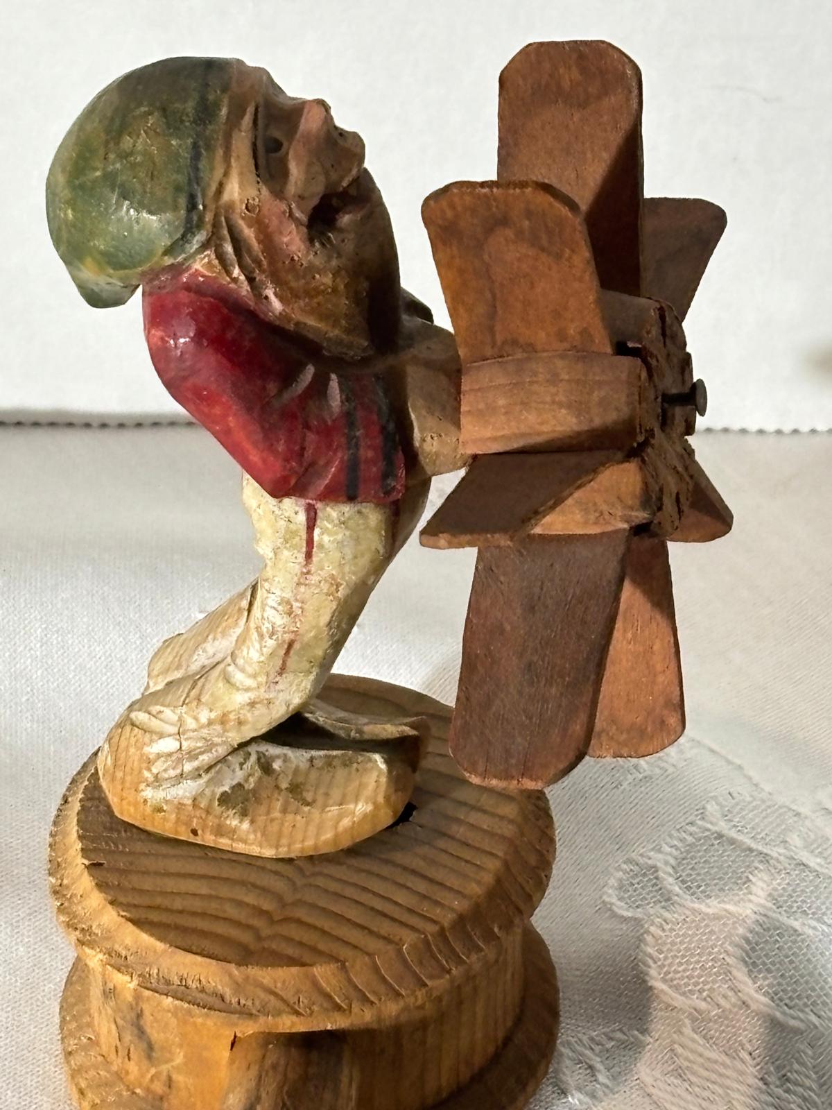 American Carved Sailor Whistle Toy, circa 1880–1910