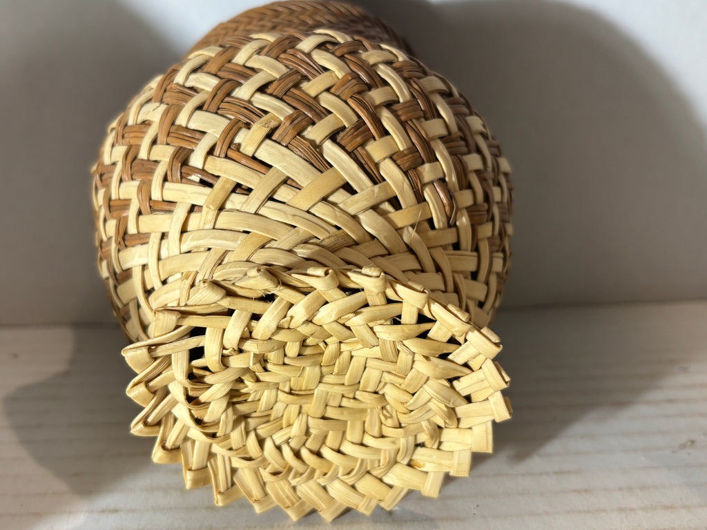 Three Indigenous Central American Miniature Basket Vessels
Probably Panama or Costa Rica, Mid-20th Century (circa 1955–1975)