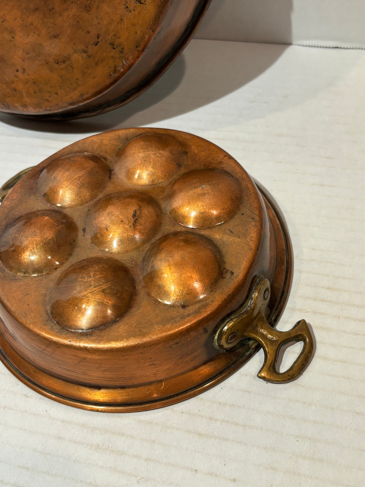 EARLY TIN-LINED COPPER CULINARY PANS French or Continental European, circa 1860–1890 Copper