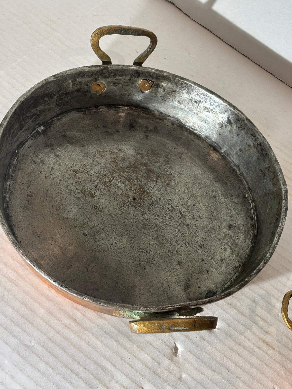 EARLY TIN-LINED COPPER CULINARY PANS French or Continental European, circa 1860–1890 Copper
