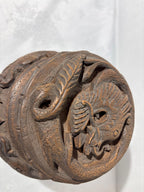 Carved Hardwood Lidded Vessel, China (Canton Export Market), Late Qing Dynasty, c. 1870–1900