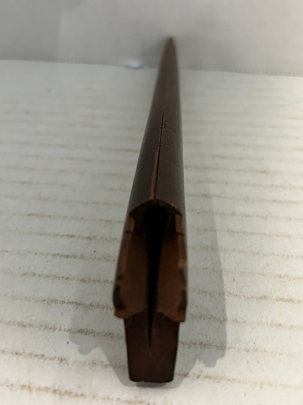 Late 19th Century Grafting Knife with Original Folk-Carved Wooden Sheath