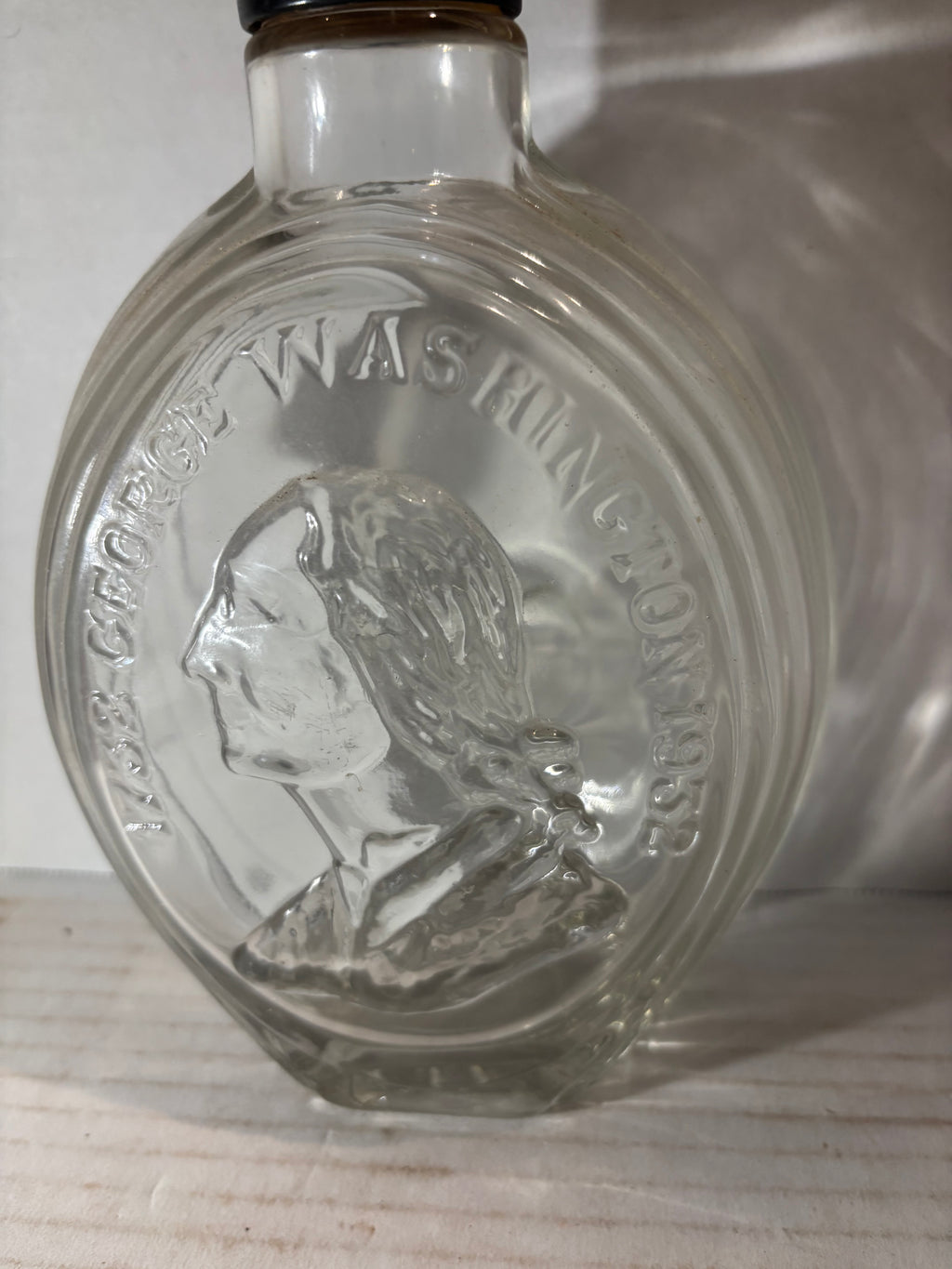 American commemorative glass bottle produced in 1932