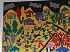 Large Signed Latin American Folk Art Appliqué Textile Berenice Morales, Taller Santa Rosa Circa 1965–1980
