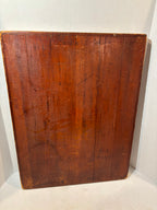 Exceptional 19th-Century Canadian Folk Art Parquetry Checkerboard with Original Playing Pieces
