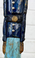 Expressive American Folk Art Soldier Figure, dated 1862
