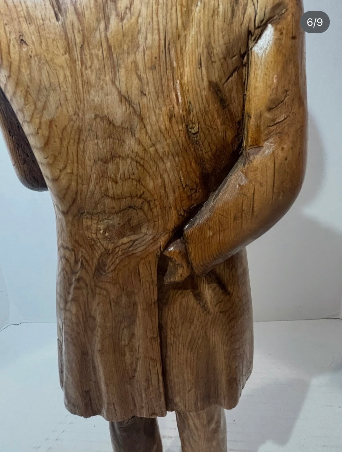 Exceptional American Folk Art Carving of Abraham Lincoln – Late 19th Century