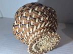 Three Indigenous Central American Miniature Basket Vessels
Probably Panama or Costa Rica, Mid-20th Century (circa 1955–1975)