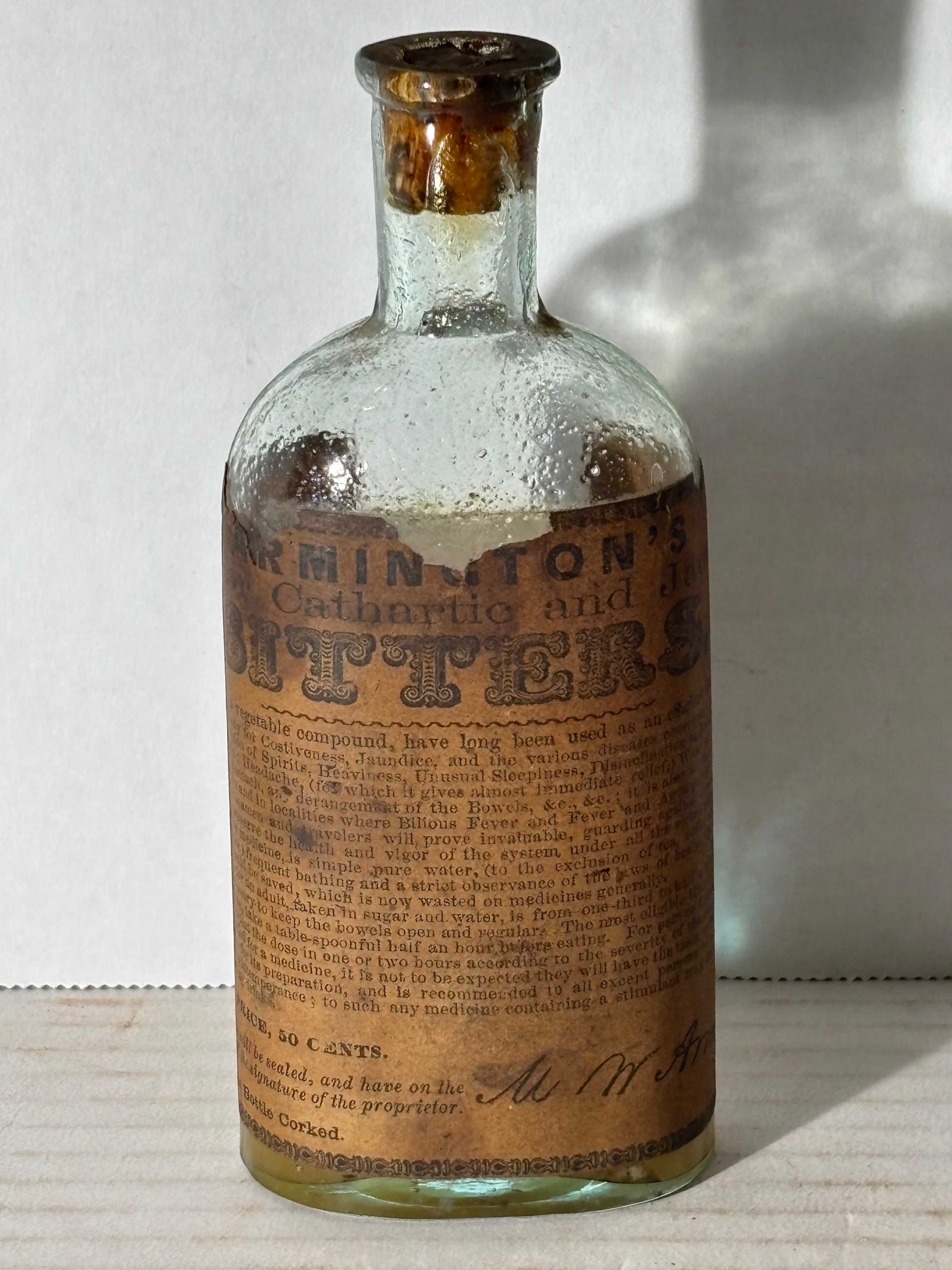 ARMINGTON’S SUPERIOR CATHARTIC AND JAUNDICE BITTERS