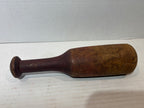 Early New England Red-Painted Mortar & Pestle Circa 1800–1830