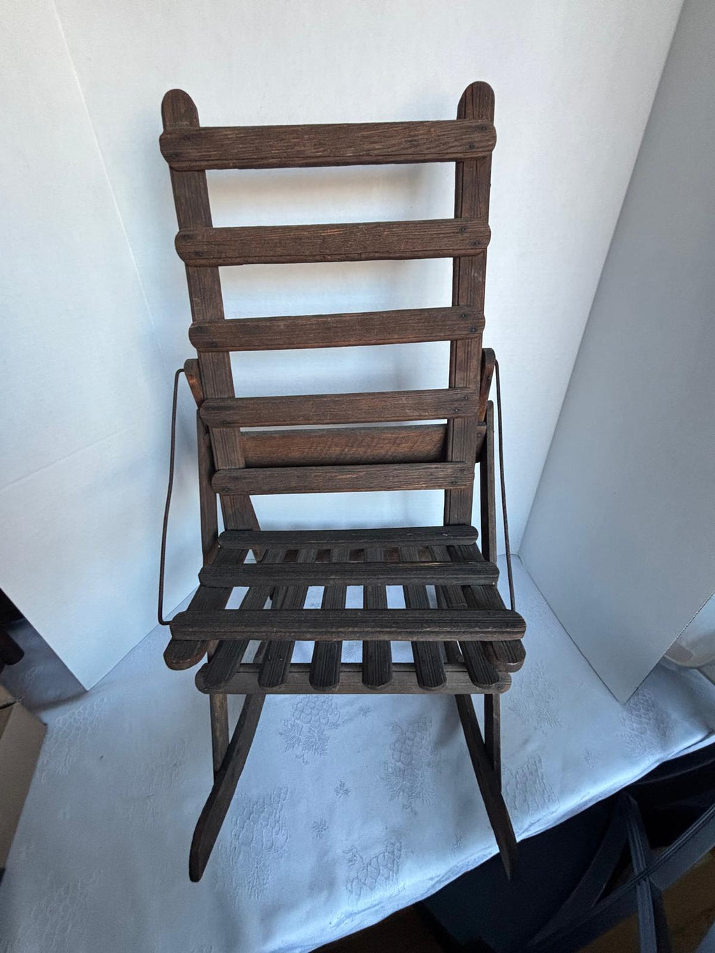 Miniature Slat-Back Rocking Chair