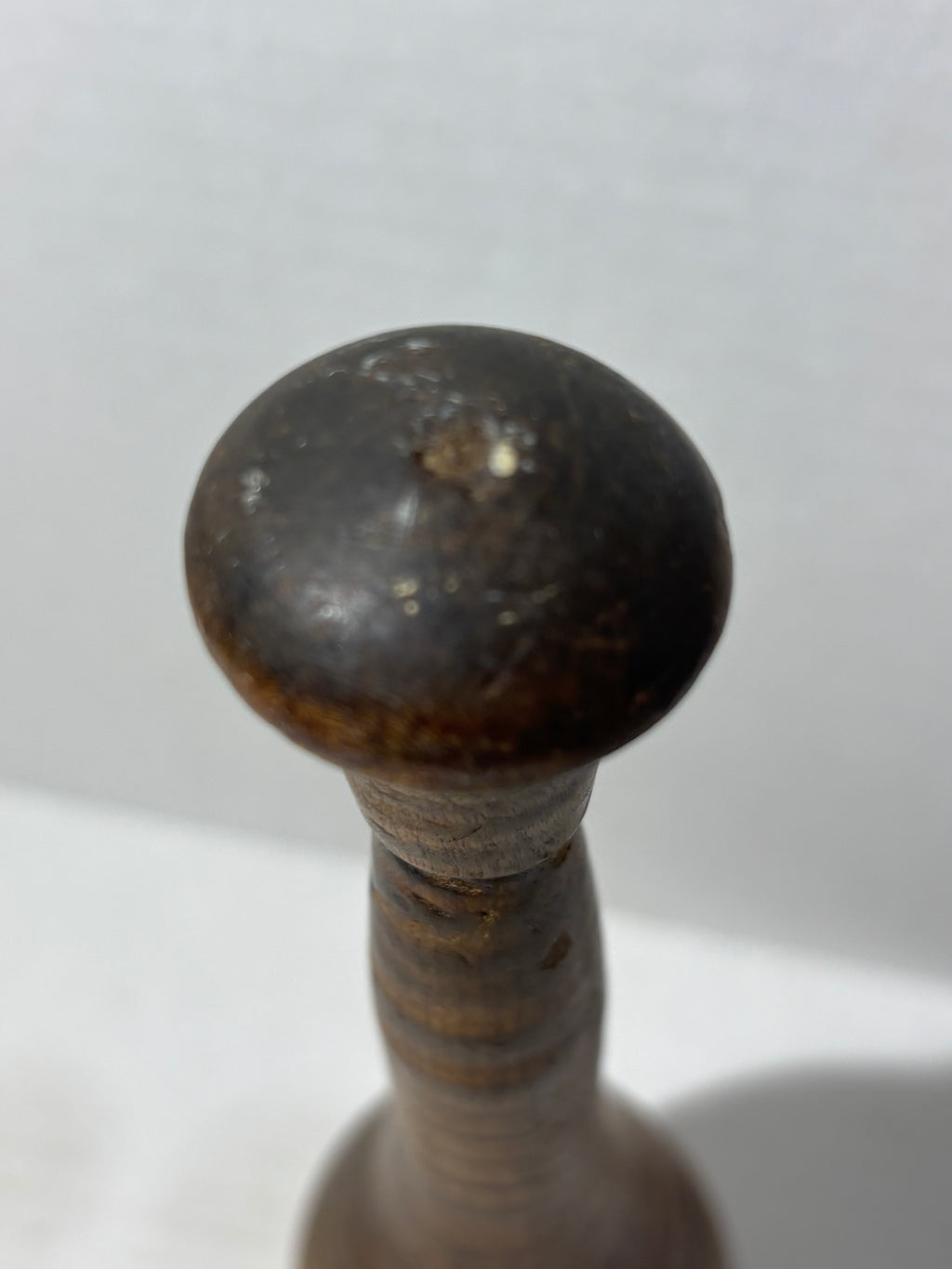 EXCEPTIONAL AMERICAN TIGER MAPLE TREEN MASHER