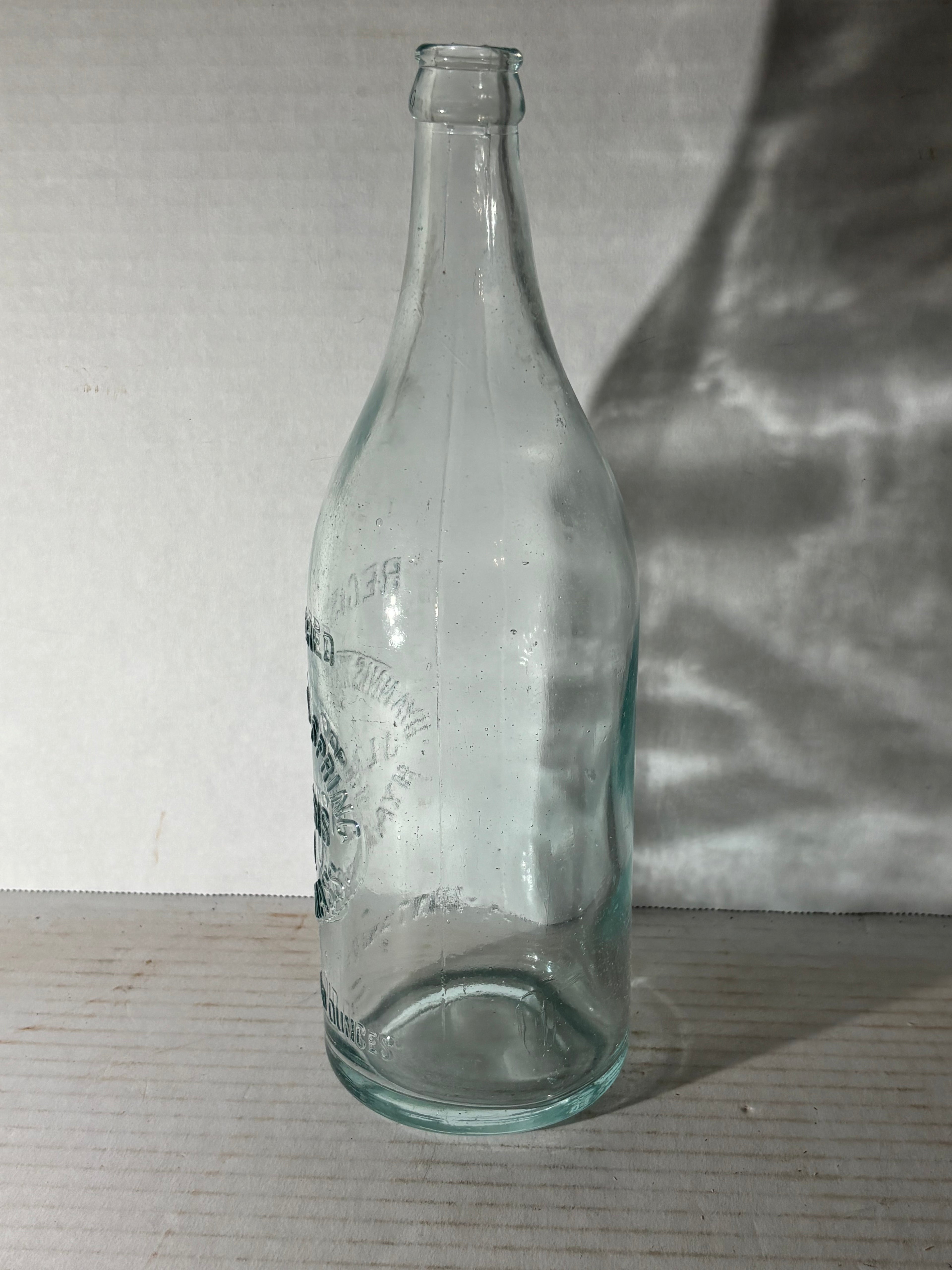 Rare Embossed Hyannis Well Spring Water Bottle
J. L. Panesis & Co., Hyannis, Massachusetts