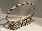 Painted Adirondack Twig Wall Basket American, Adirondack Region, circa 1930