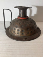 German Arts & Crafts Hammered Copper Chamberstick