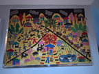 Large Signed Latin American Folk Art Appliqué Textile Berenice Morales, Taller Santa Rosa Circa 1965–1980