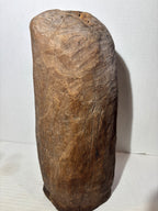 Exceptional Primitive Anthropomorphic Log-Form Folk Carving