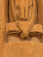 Northwest Coast Indigenous Miniature Carved Canoe with Recumbent Human Figure Southern Northwest Coast, probably Nuu-chah-nulth/Makah cultural sphere
