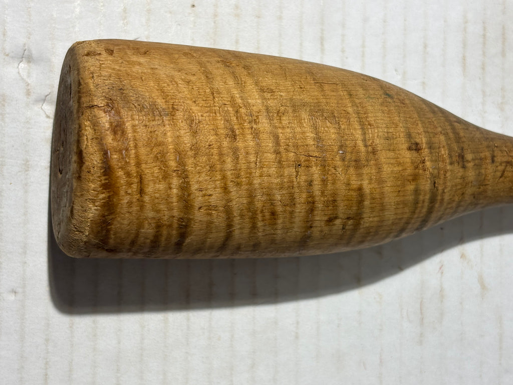 EXCEPTIONAL AMERICAN TIGER MAPLE TREEN MASHER