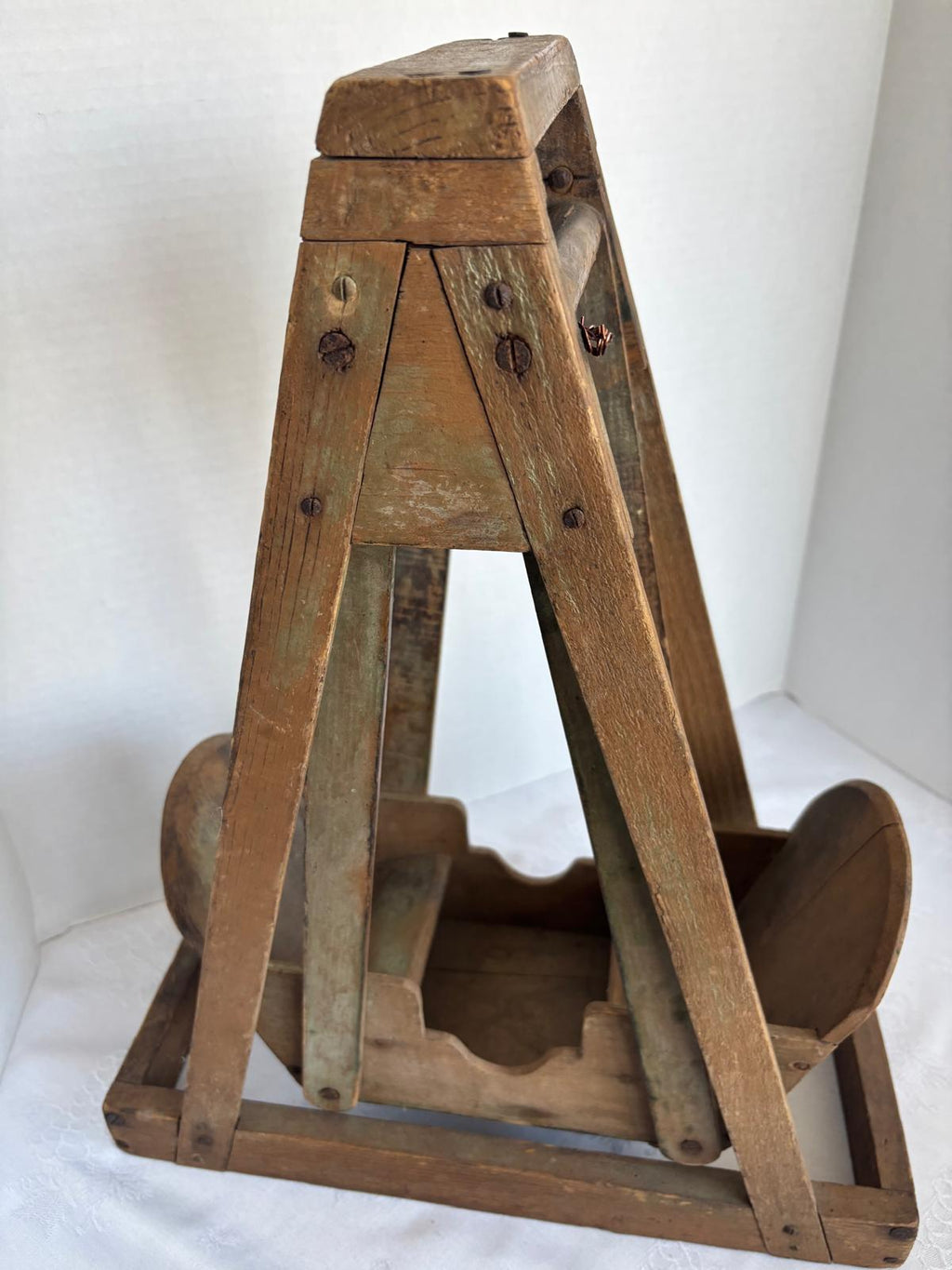 Rare Miniature Salesman’s Sample Freestanding Porch or Yard Swing