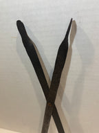 Early Pennsylvania Wrought-Iron Ember & Pipe Tongs, 18th Century