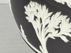 Wedgwood Black Basalt and White Jasperware Pedestal Bowl with Companion Cup England, circa 1920–1935