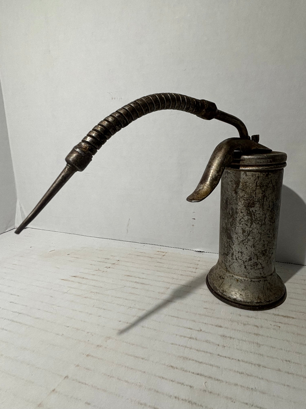 Early American Flexible-Neck Pump Oil Can, ca. 1910–1925