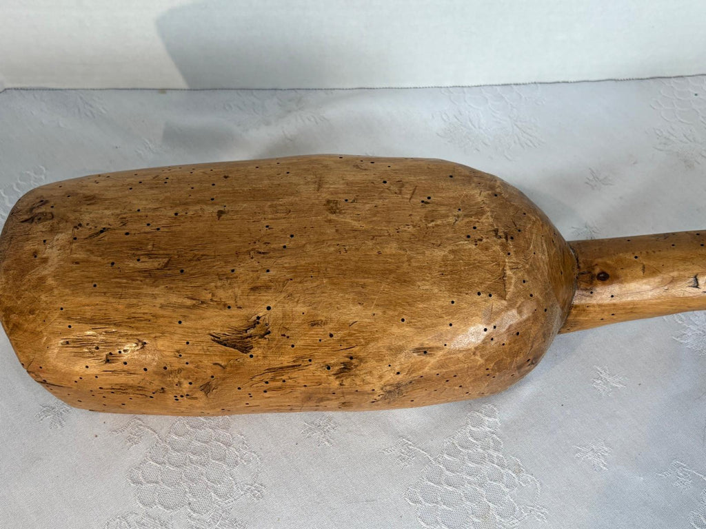 Antique Hand-Carved Wooden Grain Scoop / Trencher Ladle