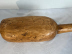 Antique Hand-Carved Wooden Grain Scoop / Trencher Ladle