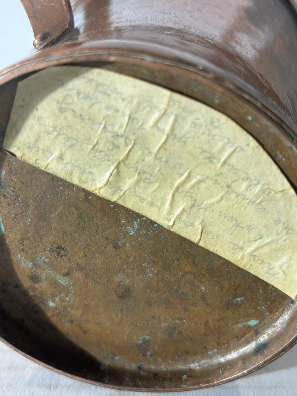 19th Century Copper Judaica Ritual Hand-Washing Vessel (Natla)