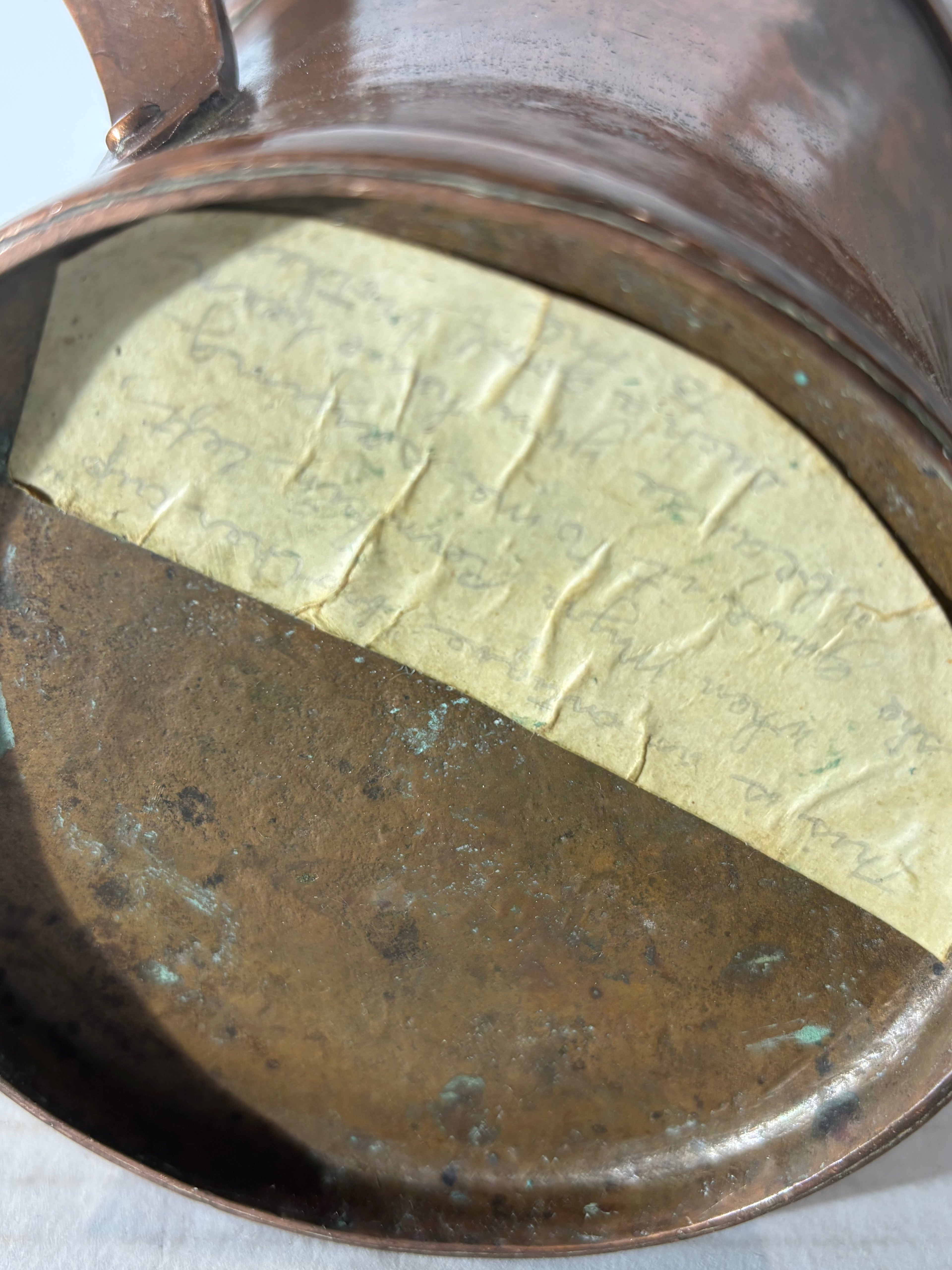 19th Century Copper Judaica Ritual Hand-Washing Vessel (Natla)