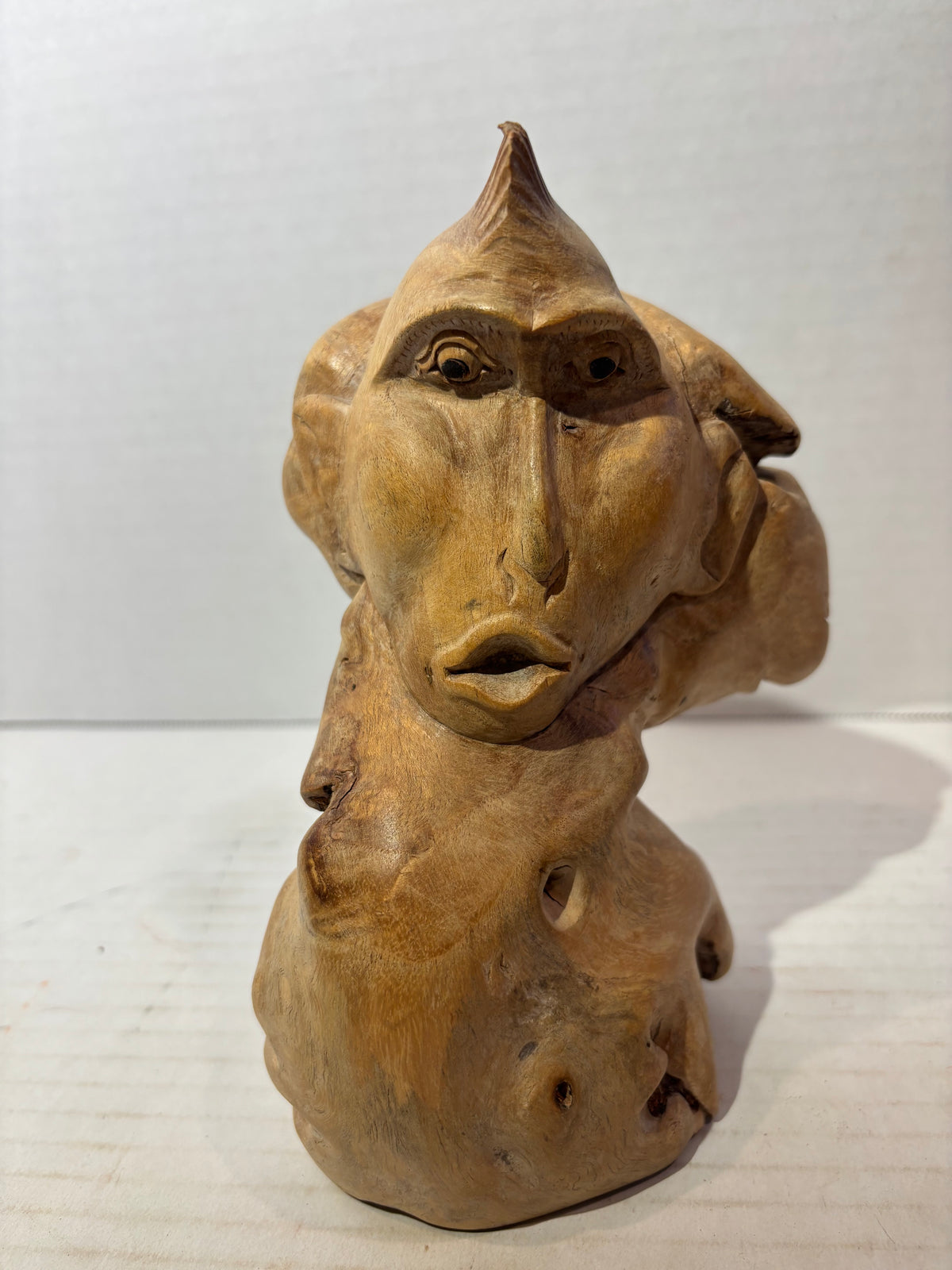 Whimsical Chinese Rootwood Fantasy Figure Qing Dynasty, probably 19th century
