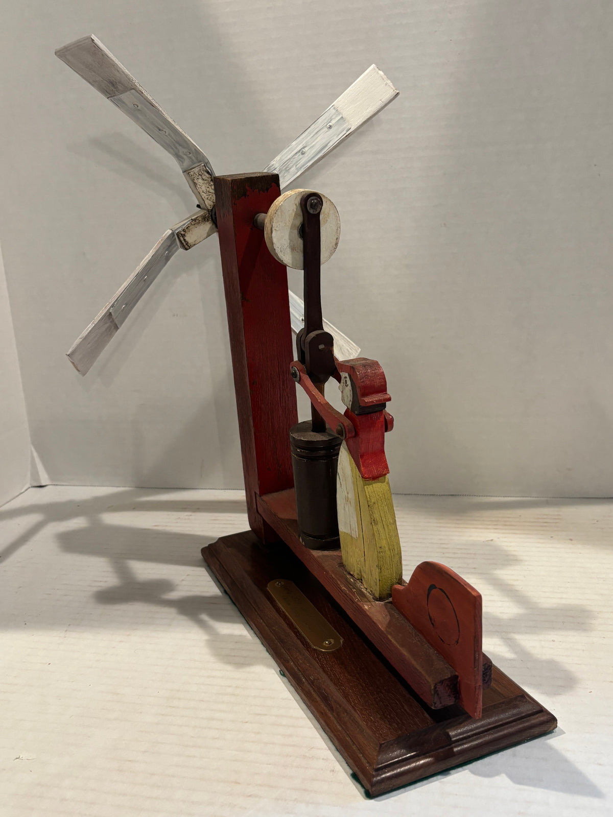 Early 20th Century Southern Folk Art Animated Butter Churning Whirligig Attributed to Chilton County, Alabama, circa 1900–1930