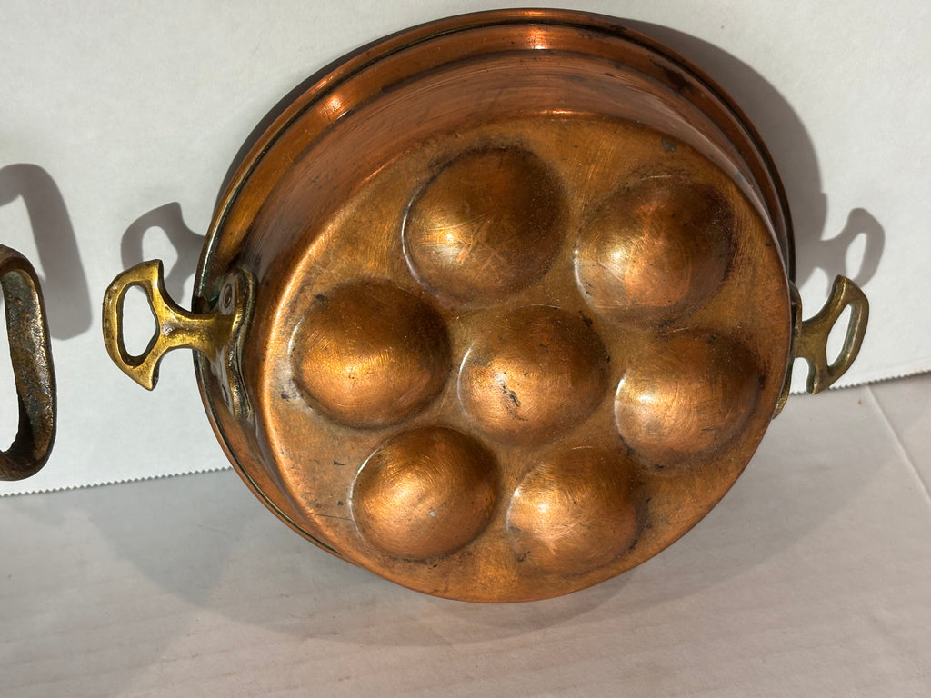 EARLY TIN-LINED COPPER CULINARY PANS French or Continental European, circa 1860–1890 Copper
