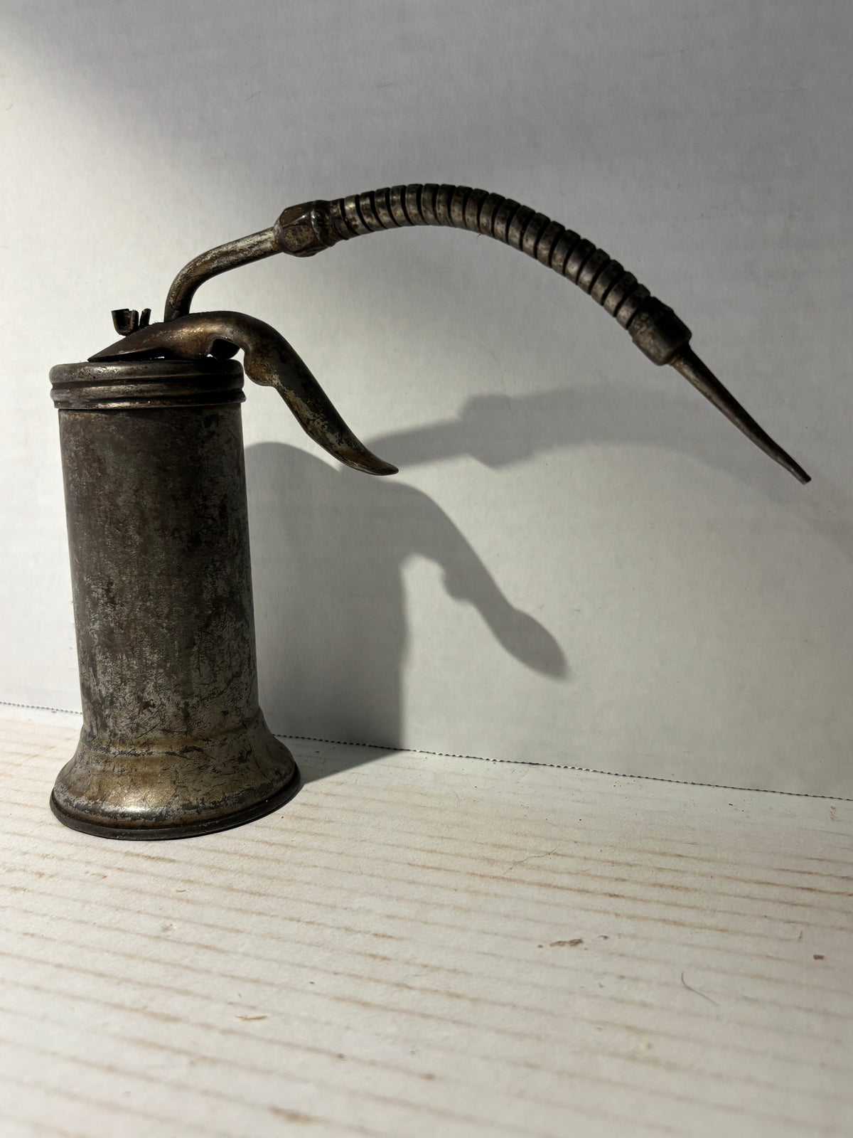 Early American Flexible-Neck Pump Oil Can, ca. 1910–1925