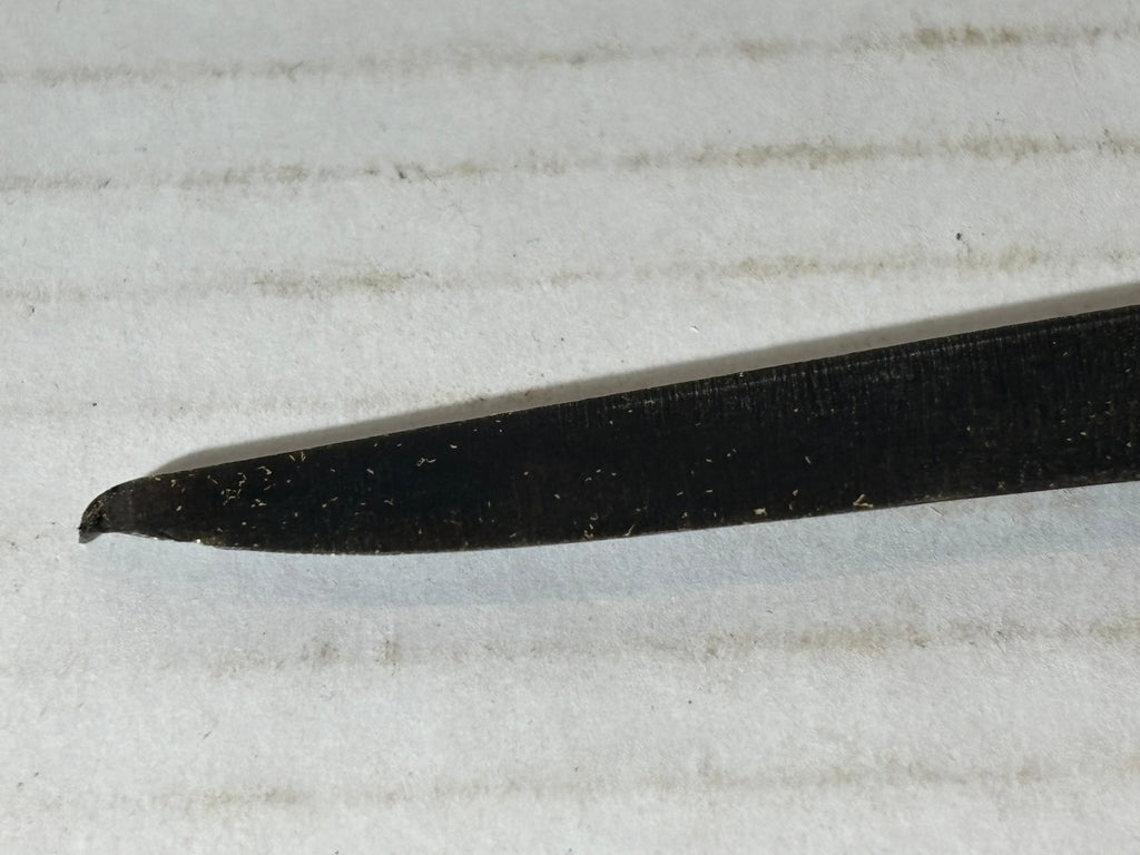 Late 19th Century Grafting Knife with Original Folk-Carved Wooden Sheath