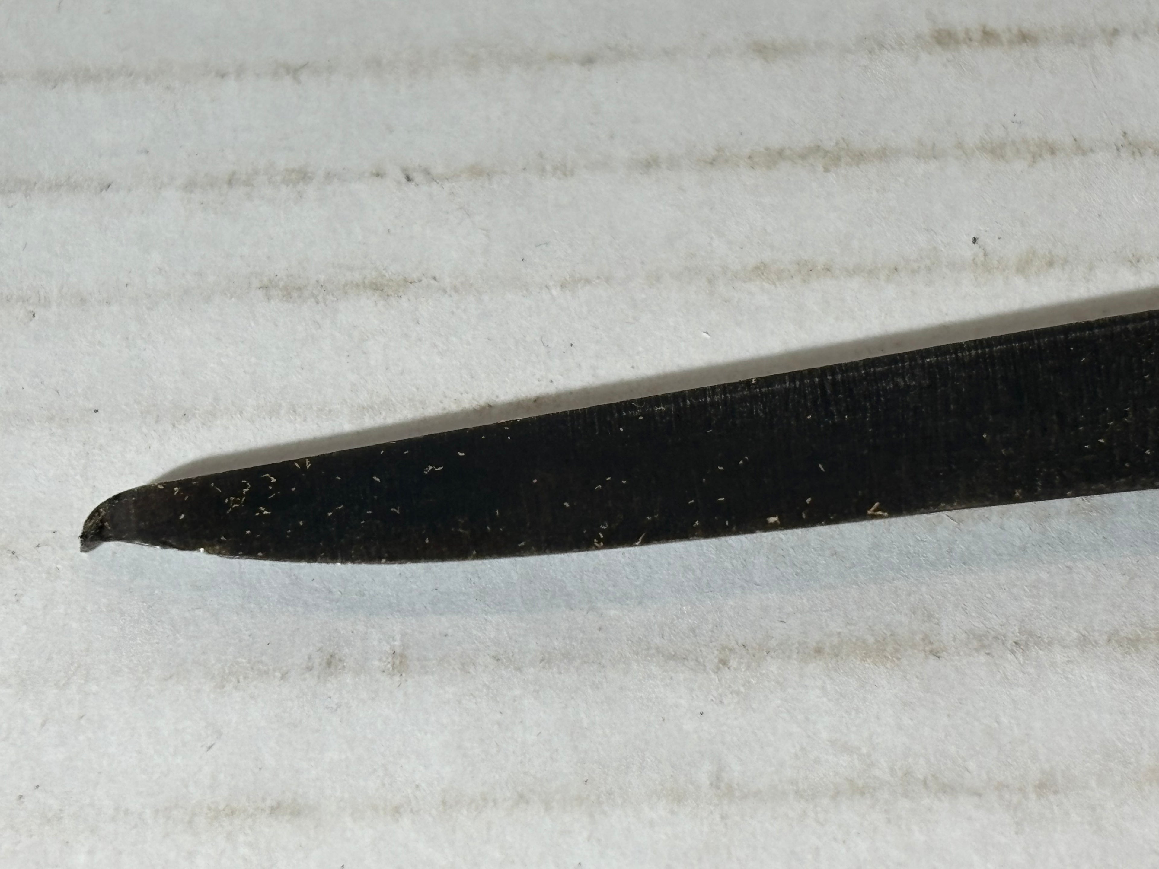 Late 19th Century Grafting Knife with Original Folk-Carved Wooden Sheath