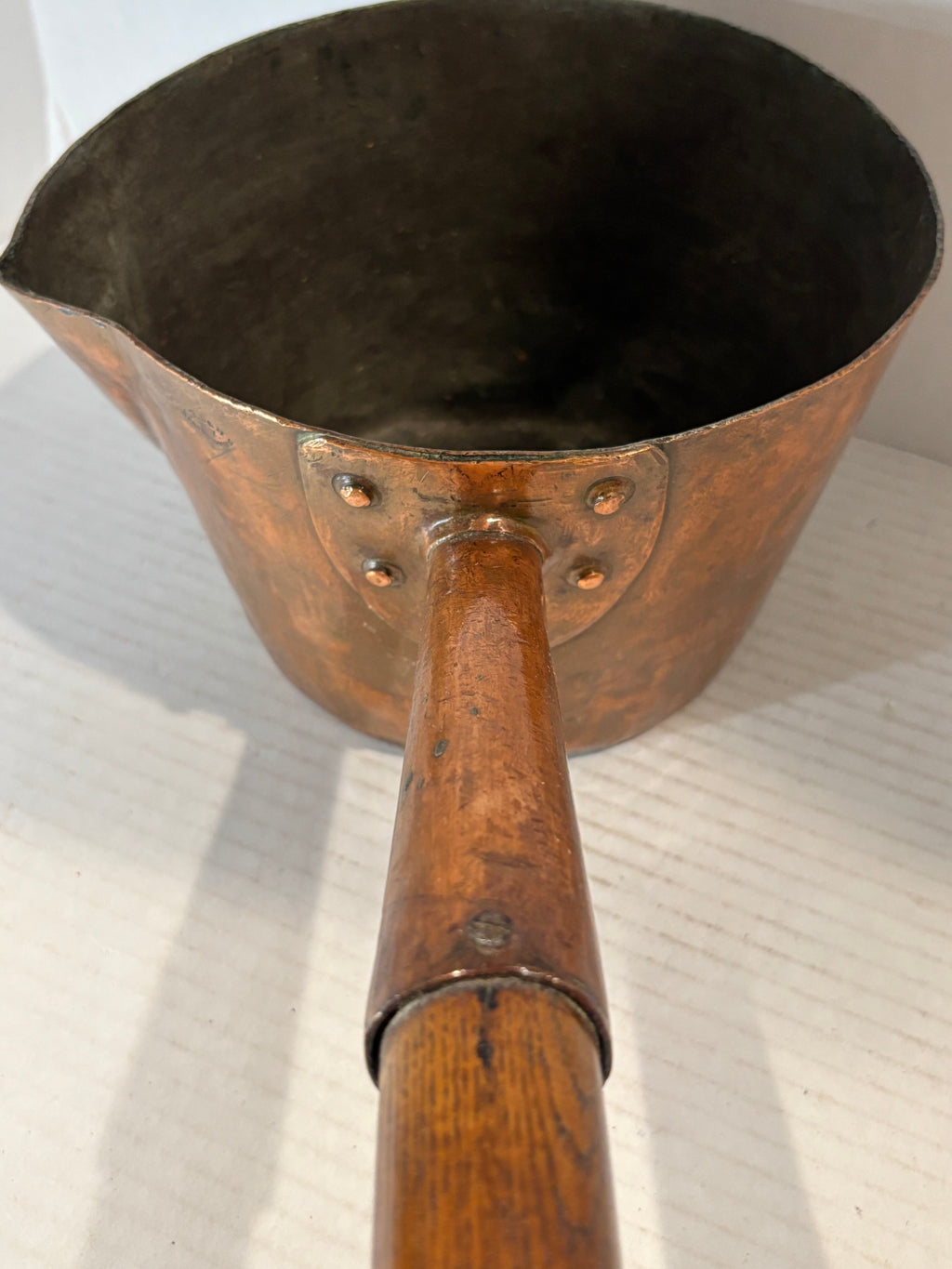 Exceptional Late 19th Century L.F. Duparquet, Huot & Moneuse New York Professional Copper Saucepan, circa 1875–1890.