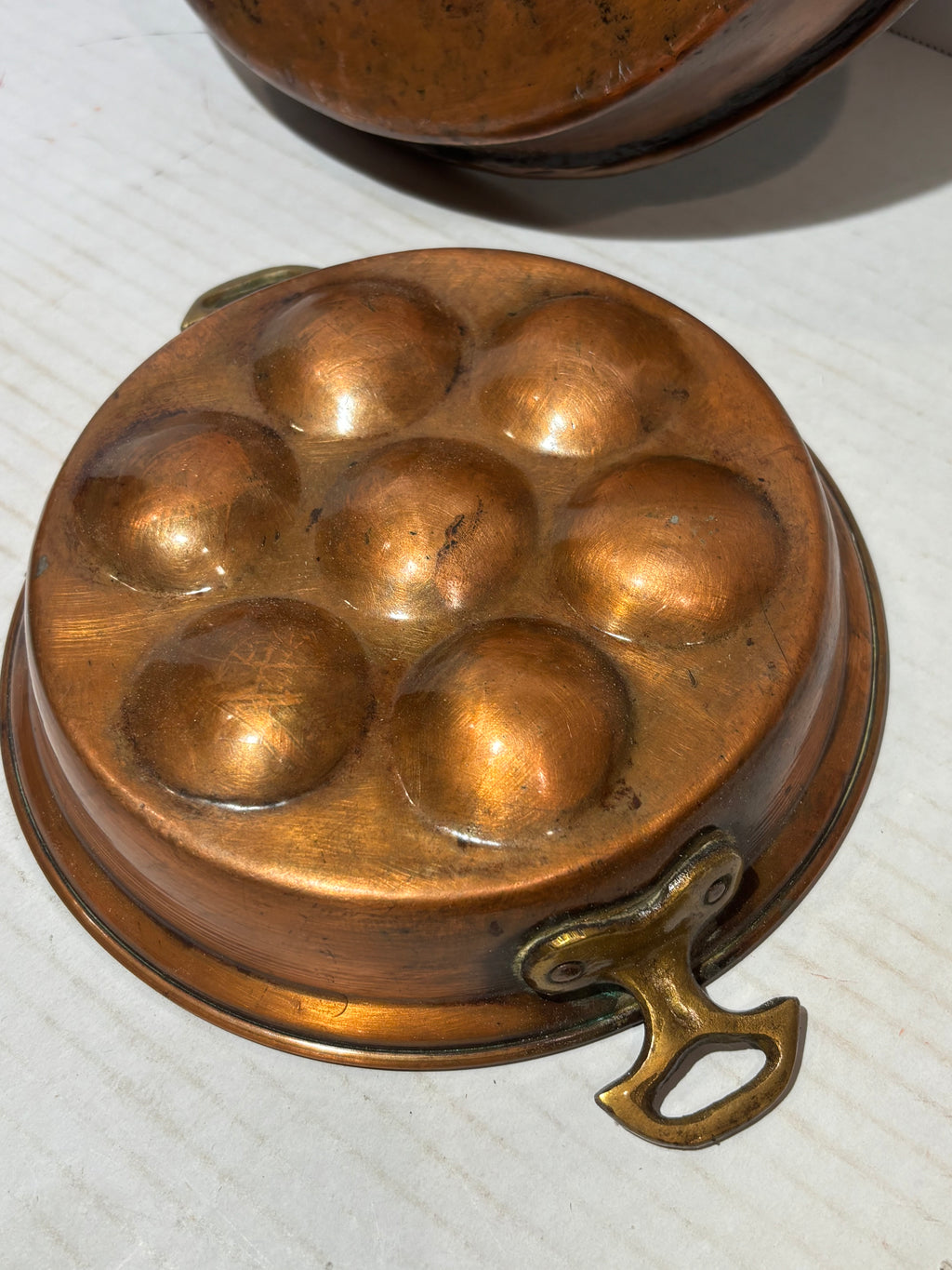 EARLY TIN-LINED COPPER CULINARY PANS French or Continental European, circa 1860–1890 Copper